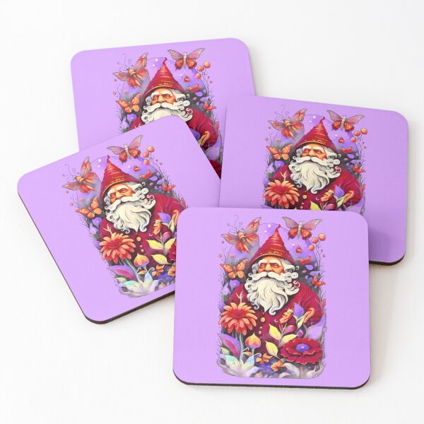 Item preview, Santa Clause In The Flower Garden. Watercolor Art | designed and sold by Art-is-Alls.