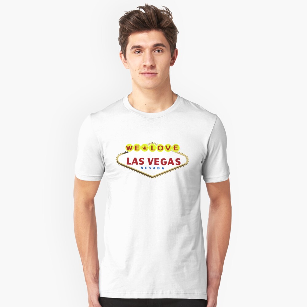 We Love Las Vegas Slim Fit T-Shirt