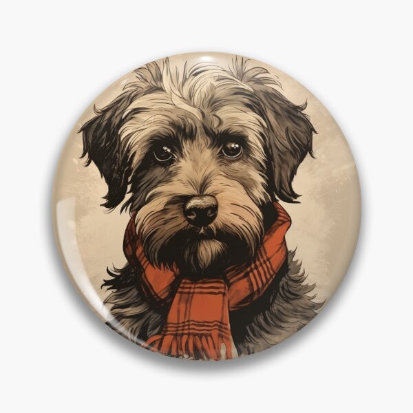 Item preview, Schnoodle Christmas Plaid Watercolor designed and sold by rafaeltto.