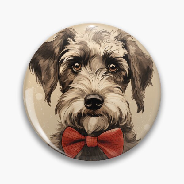 Item preview, Schnoodle Christmas Plaid Watercolor designed and sold by rafaeltto.