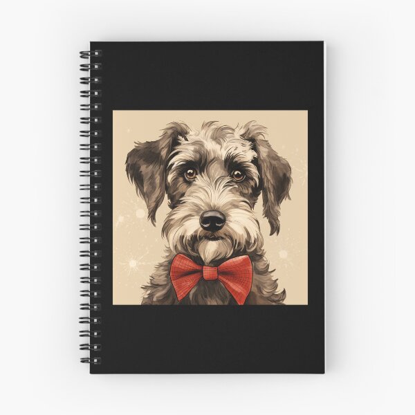 Item preview, Schnoodle Christmas Plaid Watercolor designed and sold by rafaeltto.