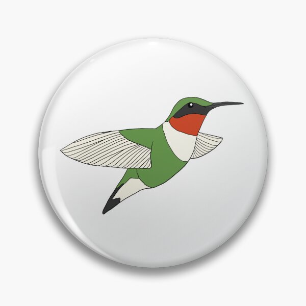 Item preview, Ruby-Throated Hummingbird designed and sold by dots6789.