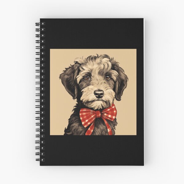 Item preview, Schnoodle Christmas Plaid Watercolor designed and sold by rafaeltto.