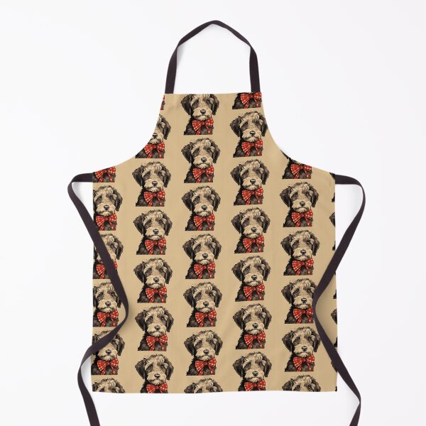 Item preview, Schnoodle Christmas Plaid Watercolor designed and sold by rafaeltto.