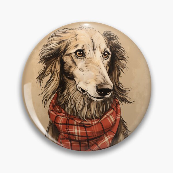 Item preview, Scottish Deerhound Christmas Plaid Watercolor designed and sold by rafaeltto.