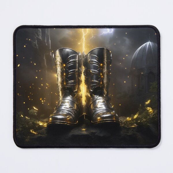 Item preview, Lightning Greaves - Iconic Wonders | Reimagined Card Artwork designed and sold by Epic Upgrades.