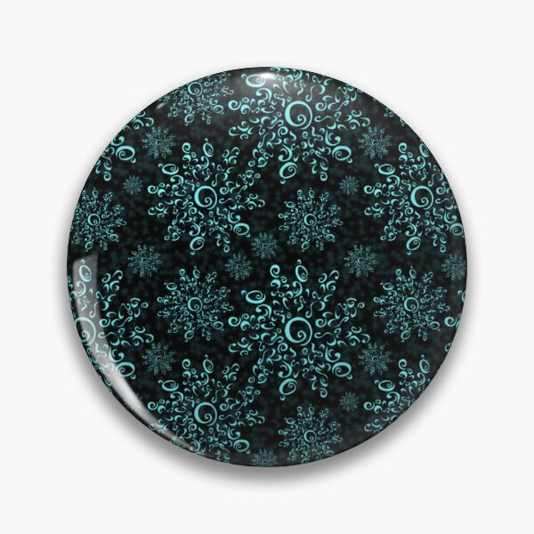 Item preview, Cyan Holiday Ornaments on Black 5748 designed and sold by Art in My Loft.