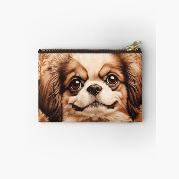 Item preview, Japanese Chin: The Graceful Serenity of Wood (Pyro Pets Art - 111) designed and sold by pyropetsart.