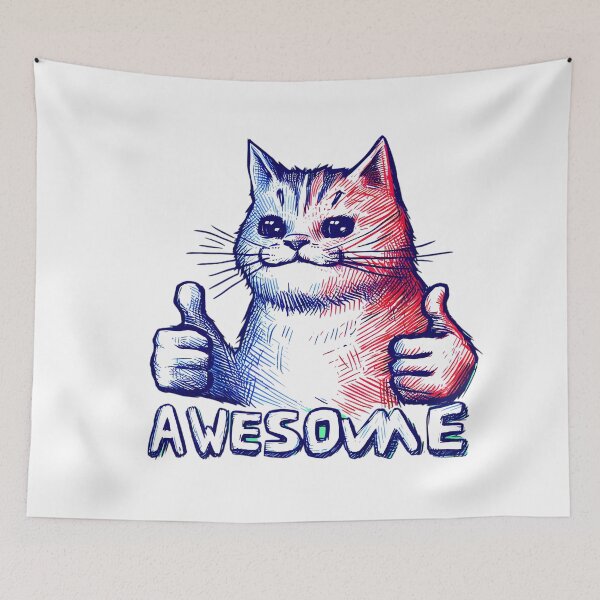 Item preview, MeowSome Cat designed and sold by Funky Land.