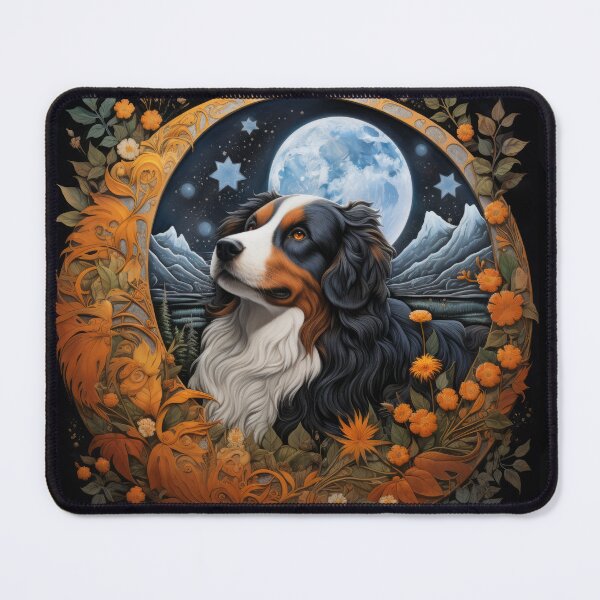 Item preview, Bernese Mountain Dog Illustration designed and sold by DogLove.