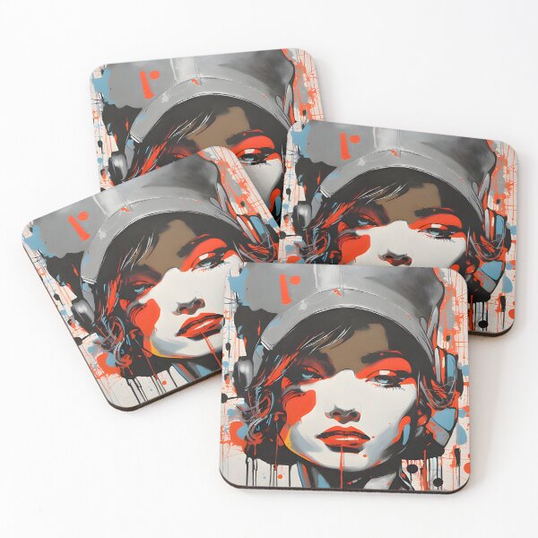 Item preview, Colorful people pop art - 5 designed and sold by vsartmaking.