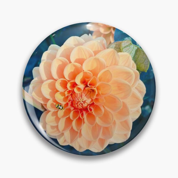 Item preview, Fall Flower with Yellow Ladybug   designed and sold by emscaroline.