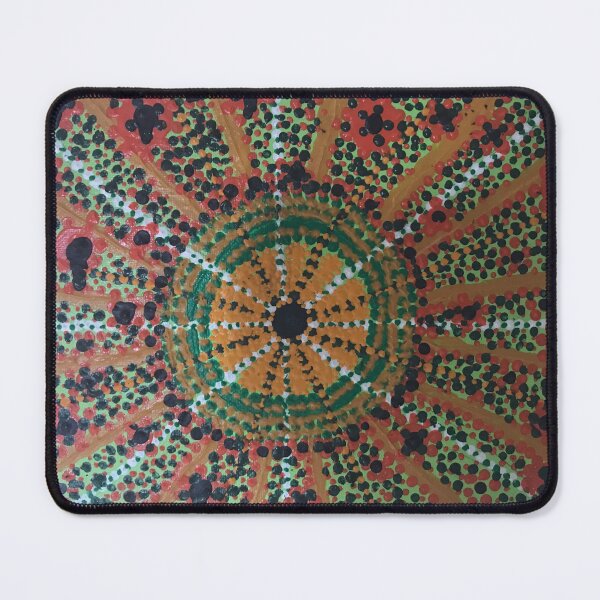 Item preview, Aboriginal dot art - orange sun designed and sold by Melchime.
