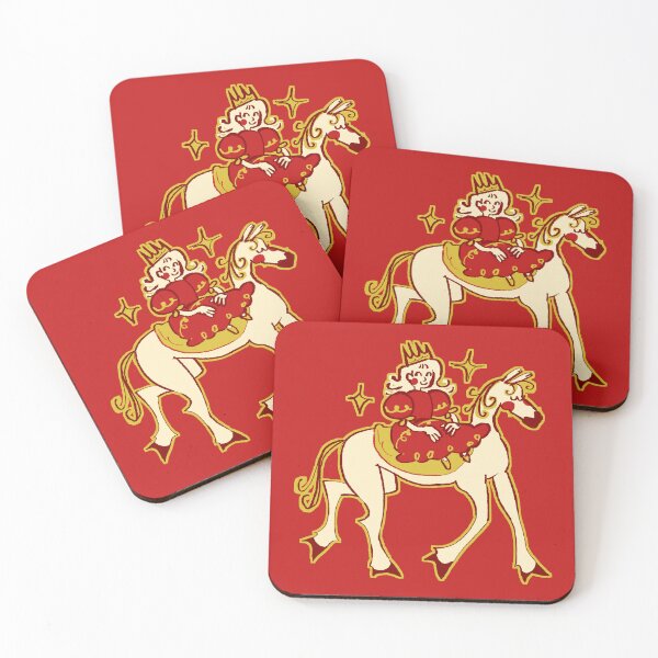 Item preview, princess girl on her horse 1 designed and sold by corkwas-here.