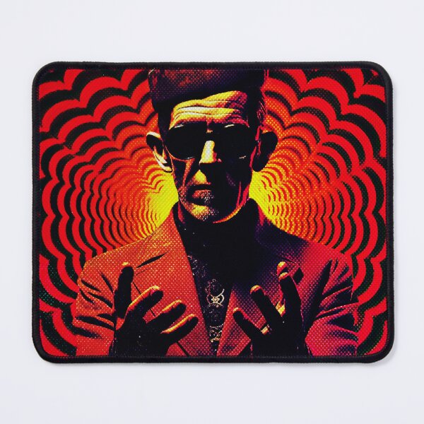 Item preview, Man with sunglasses in front of a swirly background designed and sold by Santasombra.