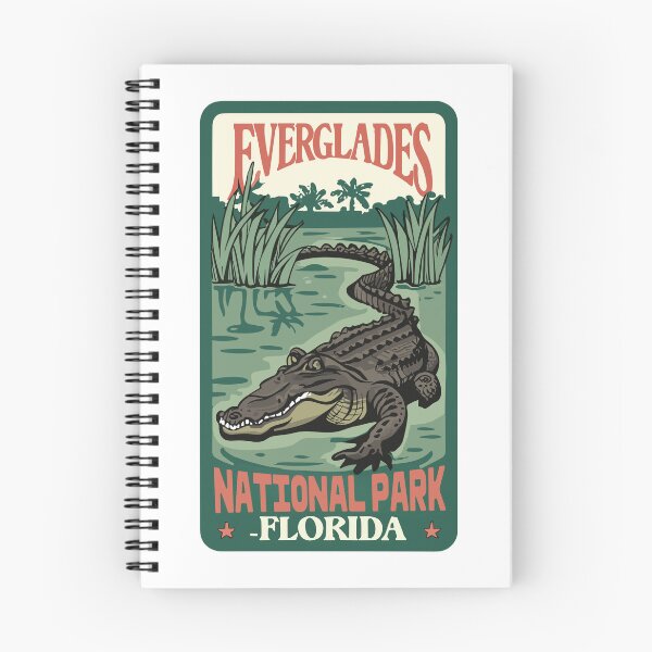 Item preview, A Vintage Travel Art of the Everglades National Park - Florida - US  designed and sold by GoodOldVintage.