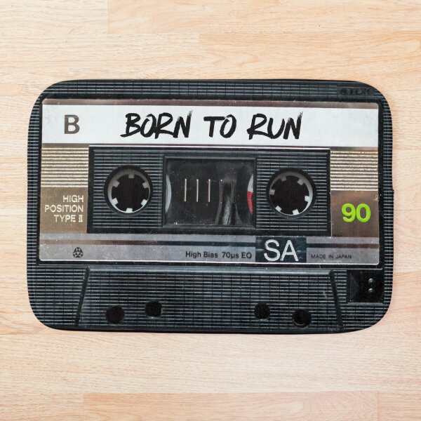 Item preview, Born to run cassette tape designed and sold by robrad.
