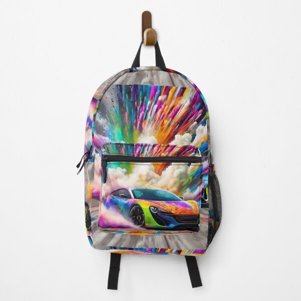 Item preview, Cars, colored clouds: Capturing the Essence of Motion: Cars and Clouds in Digital Art designed and sold by Artedig.
