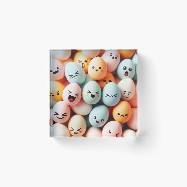 Item preview, Eggs with facial expressions. designed and sold by growing-mom.