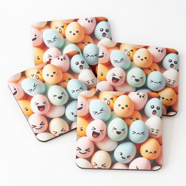 Item preview, Eggs with facial expressions. designed and sold by growing-mom.
