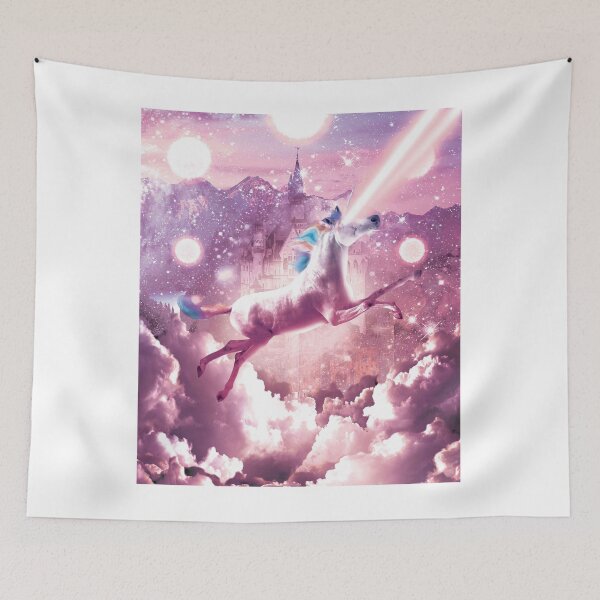 Item preview, Space Flying Unicorn - Unicorn Castle designed and sold by SkylerJHill.