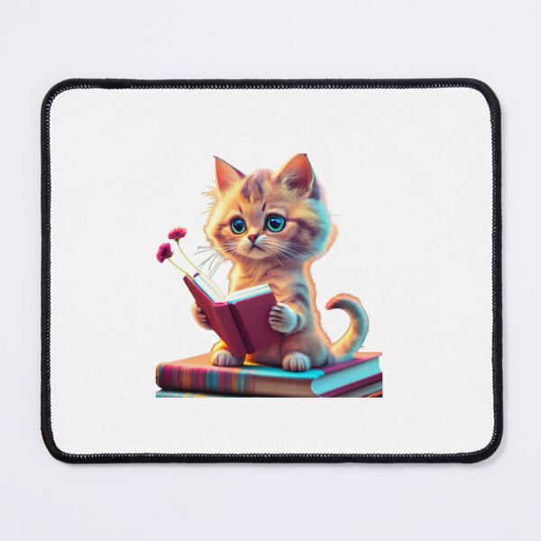 Item preview, Cat With Book Cute Cat Reading Book Funny Gifts For Cat Lovers Funny Gifts For Book Lovers designed and sold by MatthewViews.
