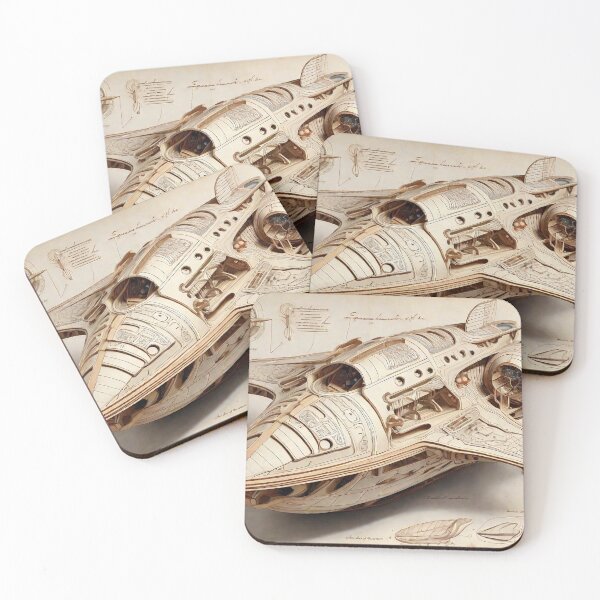 Item preview, If a Spaceship was invented by Leonardo DaVinci designed and sold by OnlyClassicArt.