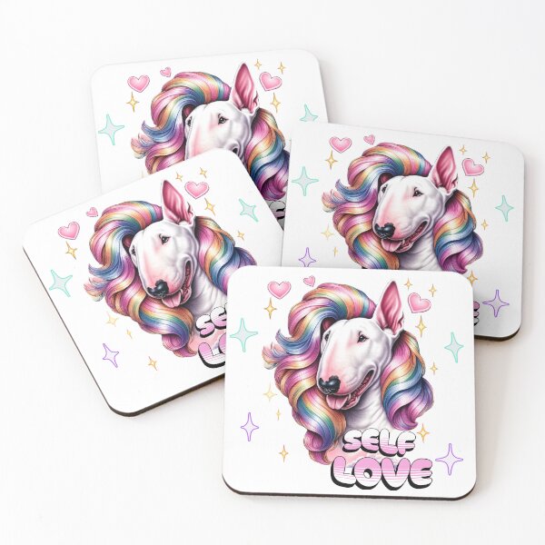 Item preview, Self Love Terrier: Embrace Your Inner Rainbow Bullterrier  designed and sold by ToastistheTruth.