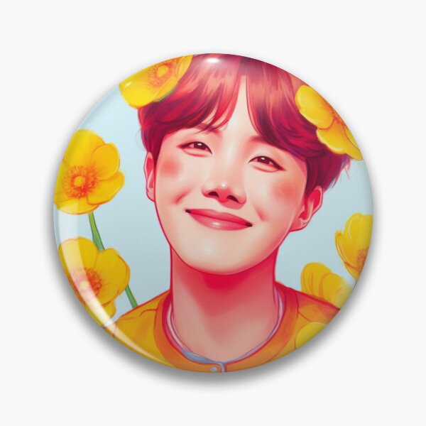 Item preview, J-Hope Floral Fantasy - J-Hope with Buttercups designed and sold by SipandStan.