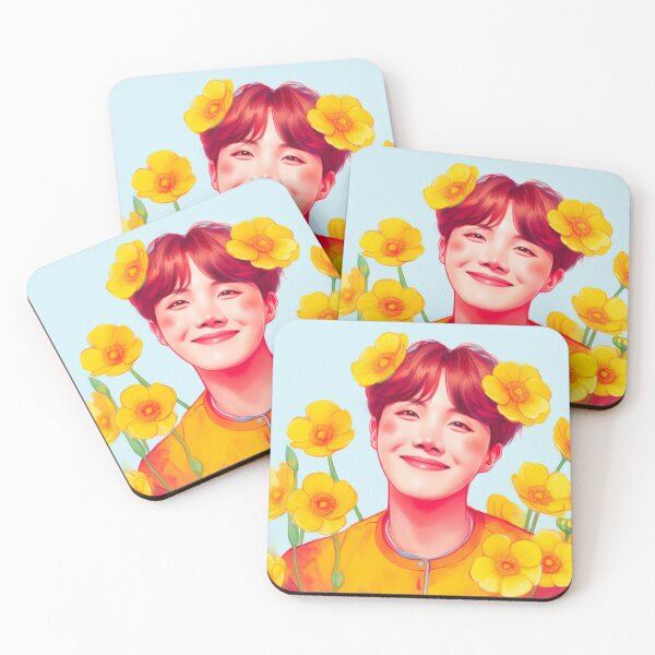 Item preview, J-Hope Floral Fantasy - J-Hope with Buttercups designed and sold by SipandStan.