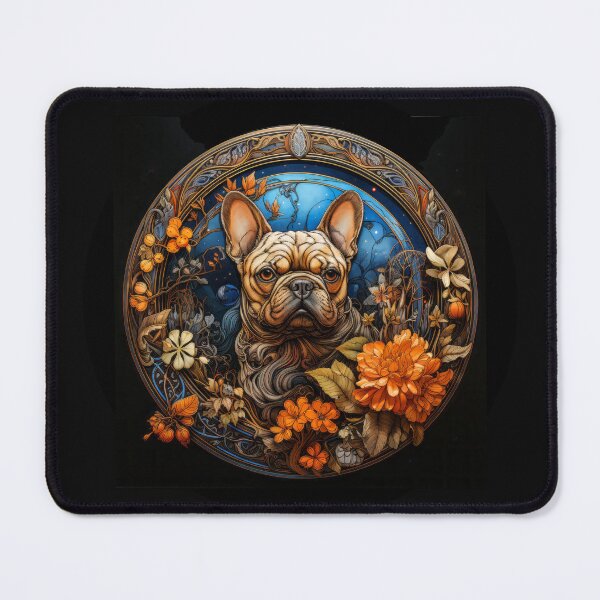 Item preview, Autumn French Bulldog Illustration designed and sold by DogLove.