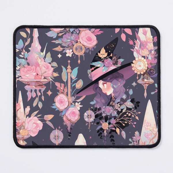 Item preview, Pastel Gothic Witch Rose Floral Pattern designed and sold by bennievee.