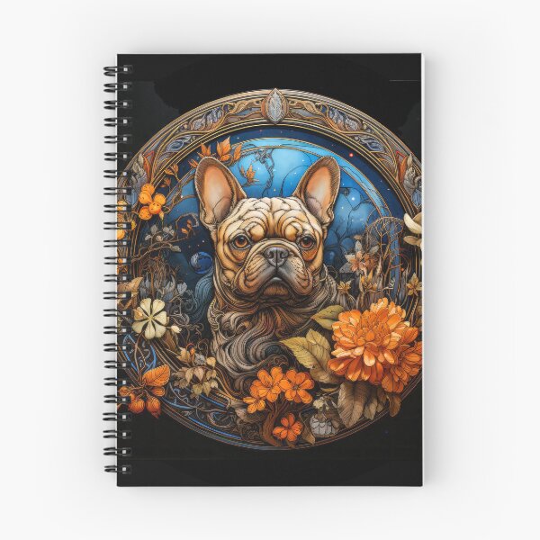 Item preview, Autumn French Bulldog Illustration designed and sold by DogLove.