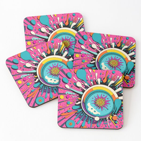 Item preview, pop art techno splash eye designed and sold by SabyDigitalArt.