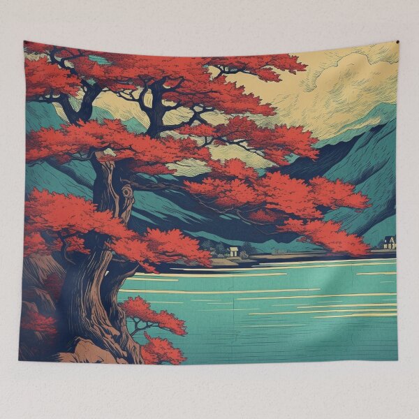 Item preview, Hisseii - Nature Landscape designed and sold by MidJourneymen.