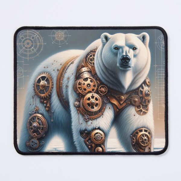 Item preview, Steampunk Polar Bear designed and sold by NovosArt.