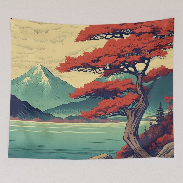 Item preview, Hisseii - Nature Landscape designed and sold by MidJourneymen.