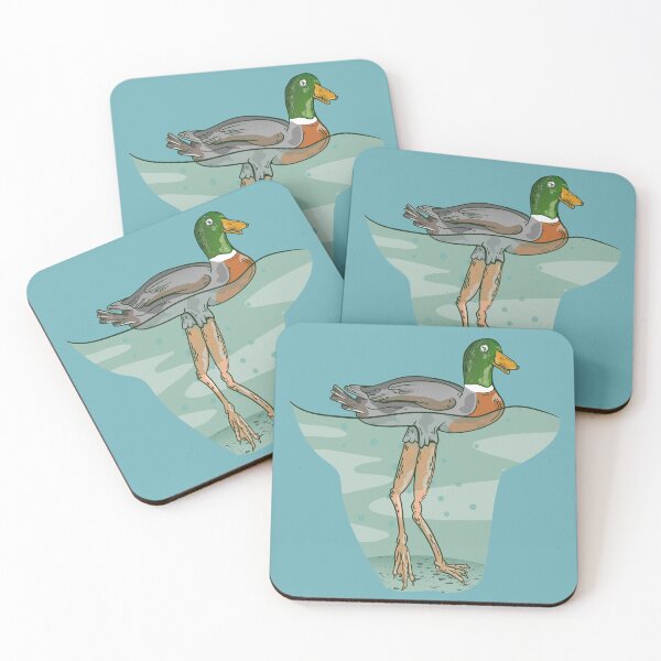 Item preview, Malard duck with long legs designed and sold by piedaydesigns.