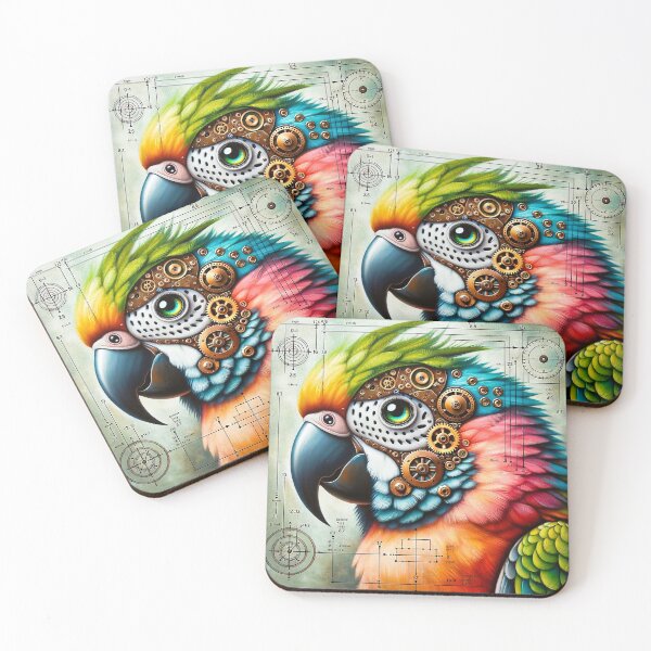 Item preview, Steampunk Rainbow Parrot designed and sold by NovosArt.