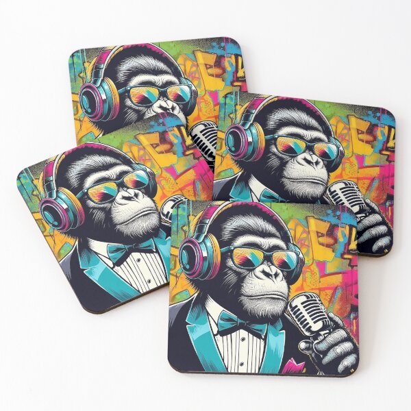 Item preview, Colorful Ape Collage designed and sold by Daniel Dudgeon.