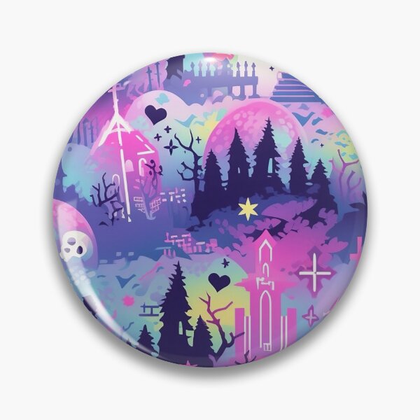 Item preview, Cute Spooky Rainbow Gothic Pattern designed and sold by bennievee.