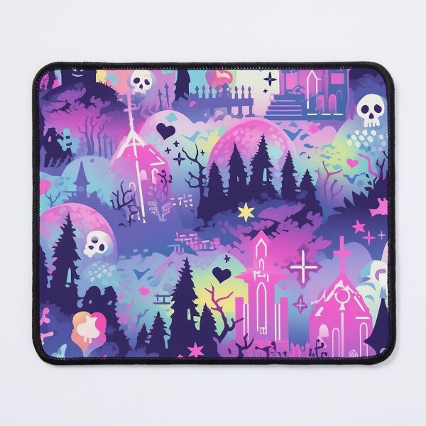 Item preview, Cute Spooky Rainbow Gothic Pattern designed and sold by bennievee.