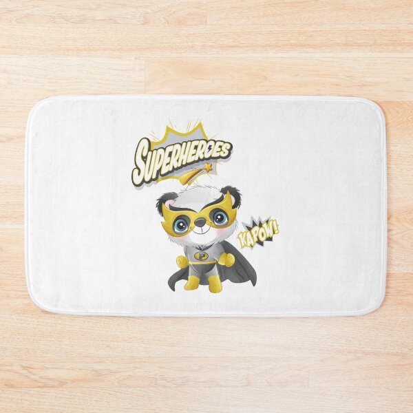 Item preview, cute superhero panda kapow, superhero panda kapow, superhero panda character  designed and sold by GreyStanzione1.