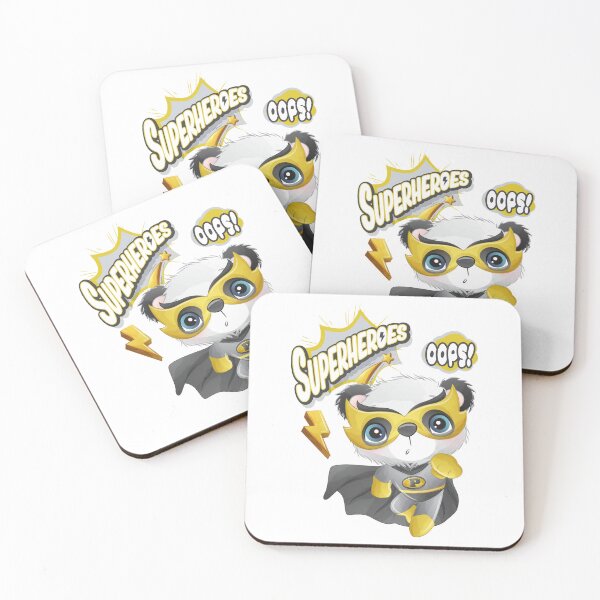Item preview, cute superhero panda oops, superhero panda oops, superhero panda  designed and sold by GreyStanzione1.