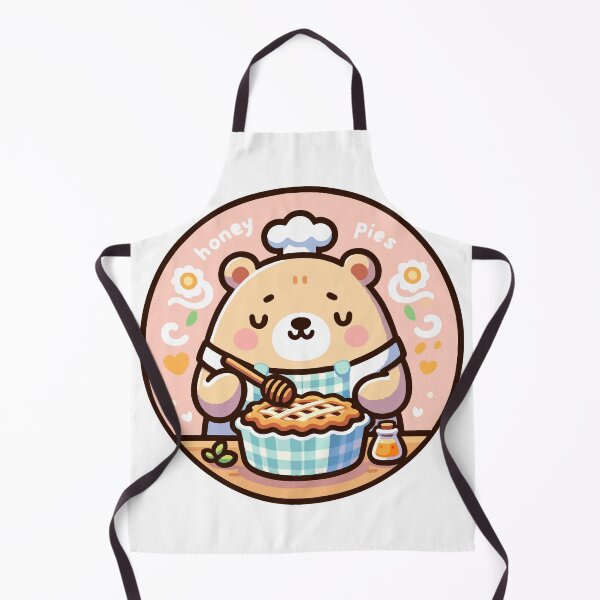 Item preview, Cheerful Bear Baker with Honey Pie designed and sold by OniumEth.
