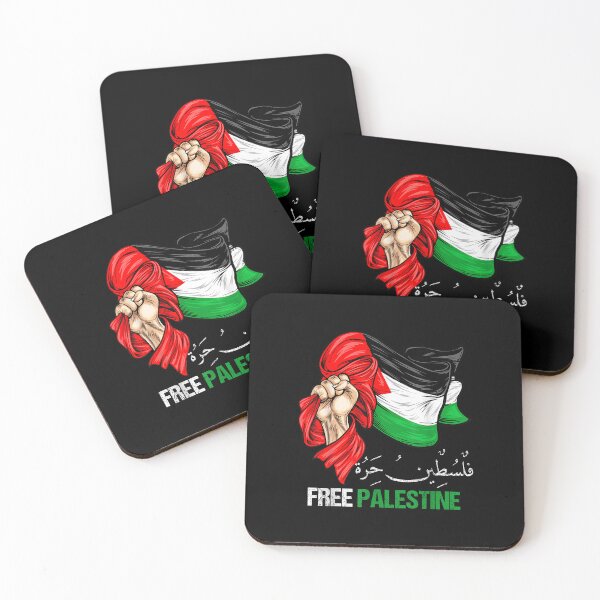Item preview, Free Gaza Free Palestine Flag Arabic Jerusalem Human Rights designed and sold by ferdesdas.