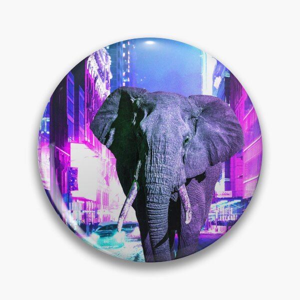 Item preview, Elephant Lost in the Blinding Lights designed and sold by Dani Moffet.