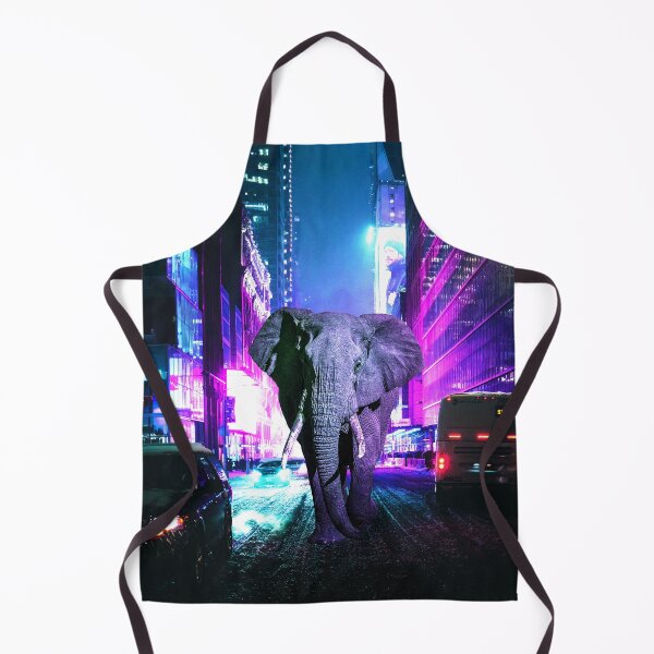 Item preview, Elephant Lost in the Blinding Lights designed and sold by Dani Moffet.