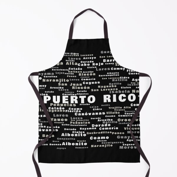 Item preview, Puerto Rico word cloud. Word soup with cities, municipalities, towns designed and sold by Verle-art.