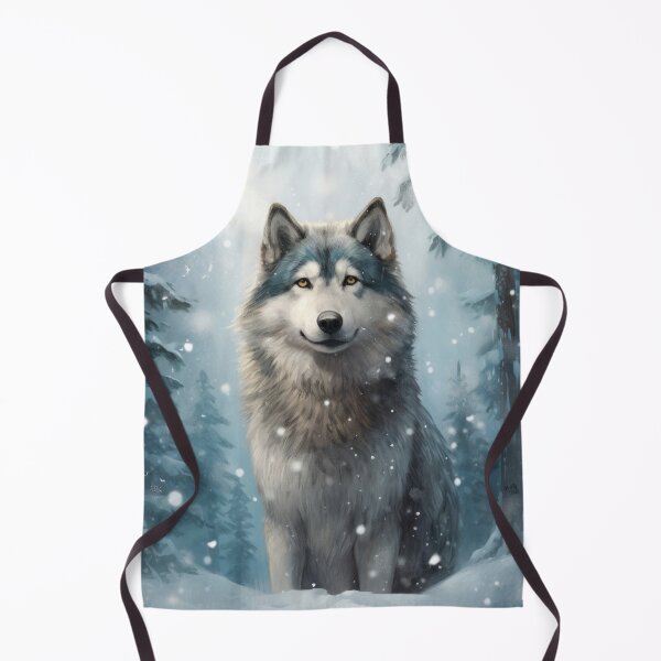 Item preview, Winter Alaskan Malamute dog in the snow designed and sold by WallyPink.